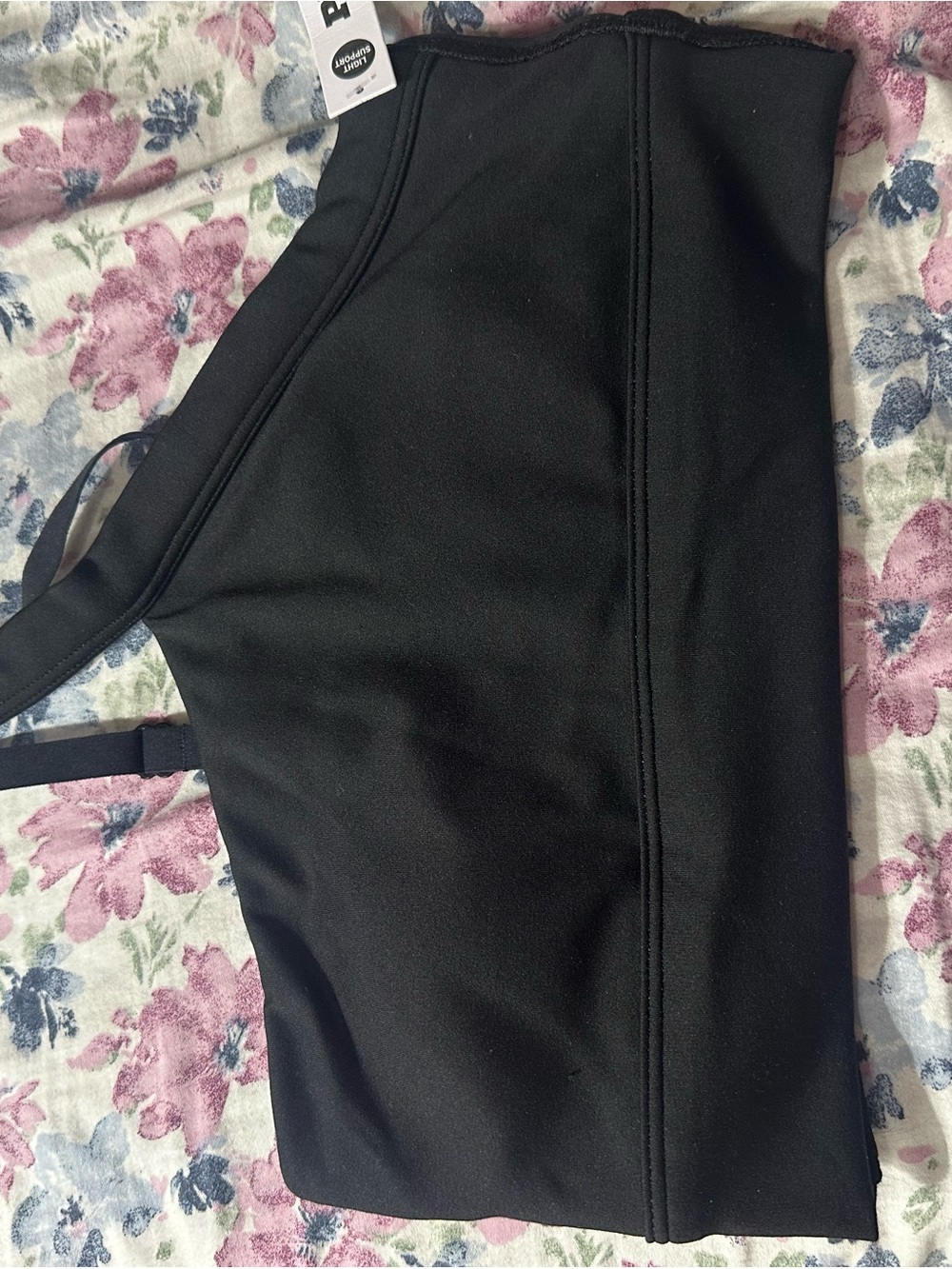 Victoria's Secret Black Seamless Sports Bralette